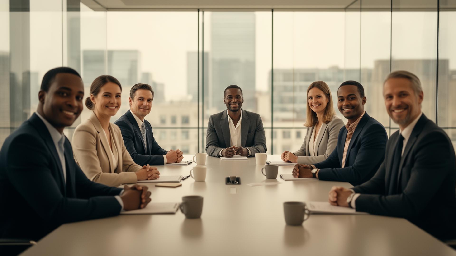 Equipo directivo en reunión
